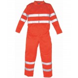 Yoko YK011 Hi-vis polycotton coverall (HV058)