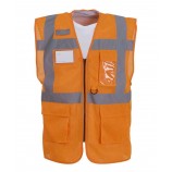 Yoko YK015 Hi-vis top cool open-mesh executive waistcoat (HVW820)