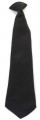 Click Workwear COTBLK Clip On Tie Black Black