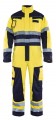 Blaklader 6378 Multinorm Overall Yellow/navy blue