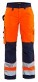 Blaklader 7155 Ladies High Vis Trousers Without Nail Pockets