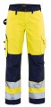 Blaklader 7155 Ladies High Vis Trousers Without Na