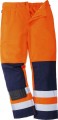 Portwest TX71 Seville Hi-Vis Trousers Orange/Navy