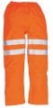 Portwest Hi-Vis Traffic Trousers Orange /Large