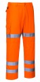 Portwest RT49 Hi-Vis 3-Band Combat Trousers Orange