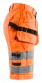 Blaklader 1586 Highvis Shorts With Stretch