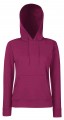 Fruit of the Loom SS801  Lady Fit Hooded Sweatshirt