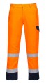 Portwest MV36 Modaflame HVO Trousers Orange/Navy