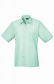 Premier PR202 Short Sleeve Poplin Shirt Aqua