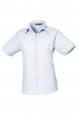 Premier PR302 Ladies Short Sleeve Poplin Blouse