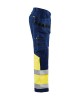 Blaklader 1558 High Vis Trousers With Stretch