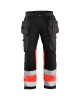 Blaklader 1558 High Vis Trousers With Stretch