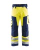 Blaklader 1566 High Vis Trousers Without Nail Pock