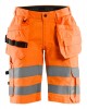 Blaklader 1586 Highvis Shorts With Stretch