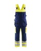 Blaklader 2603 Bib Overalls High Vis Yellow/navy b