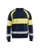 Blaklader 3359 High Vis Sweater Navy blue/Yellow