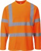 Portwest S278 Hi Vis Long Sleeved T-shirt Orange