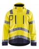 Blaklader 4837 Waterproof High Vis Jacket Yellow/n