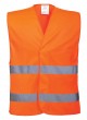 Portwest Hi-Vis 2 Band Vest Orange /4X/5X