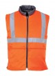 Portwest Hi-Vis Bodywarmer GORT Orange /Large