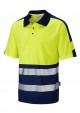 Leo Watersmeet EcoViz Performance+ Dual Colour Polo Shirt