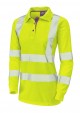 Leo Workwear Pollyfield Coolviz Plus Ladies Sleeved Polo Shirt