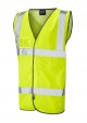 Leo Workwear Velator ISO 20471 Class 2 Mesh Back Waistcoat