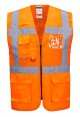 Portwest C496 Madrid Executive Mesh Vest Orange