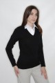 Henbury H721 Ladies V Neck Sweater