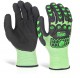 Glovezilla Nitrile Palm Coated Hi-Vis Glove Pair