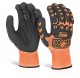 Glovezilla Foam Nitrile Coated OrangeGlove Pair