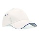 Beechfield BB15C Ultimate Cotton Cap with Sandwich Peak