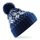 Beechfield BB456 Fair Isle Snow. Beanie