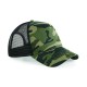 Beechfield Camo Snapback Trucker Cap