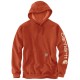 Carhartt K288 Midweight Signature Sleeve Logo Hooded Sweatshirt