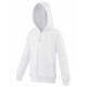 AWDis Hoods Kids zoodie Artic White