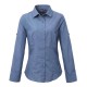 Premier PR317 Women's poplin cross-dye roll sleeve shirt