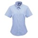 Premier PR321 Women's Microcheck (Gingham) short sleeve cotton shirt