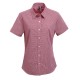 Premier PR321 Women's Microcheck (Gingham) short sleeve cotton shirt