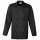 Premier Cuisine Long Sleeve Chefs Jkt Black