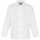 Premier PR665 Studded front long sleeve chef's jacket