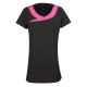 Premier Ladies Ivy Tunic Black / Hot Pink