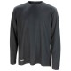 Spiro Quick Dry Long Sleeve T-Shirt Black