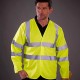 Yoko YK007 Hi Vis Long Sleeve Waistcoat (HVJ200)