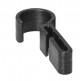 Portwest PA04 Headlight Helmet Clips (Pk100) Black