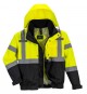 Portwest S365 Hi-Vis Premium 3-in-1 Bomber YeBk