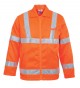 Portwest Hi-Vis P/C Jacket GORT Orange /Large