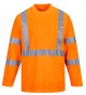 Portwest S191 Hi-Vis Long Sleeve Pocket T-Shirt  O