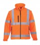 Portwest Hi-Vis Softshell Jacket Orange /Large