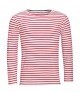 Sol's 1402 Marine Long Sleeve Stripe T-Shirt